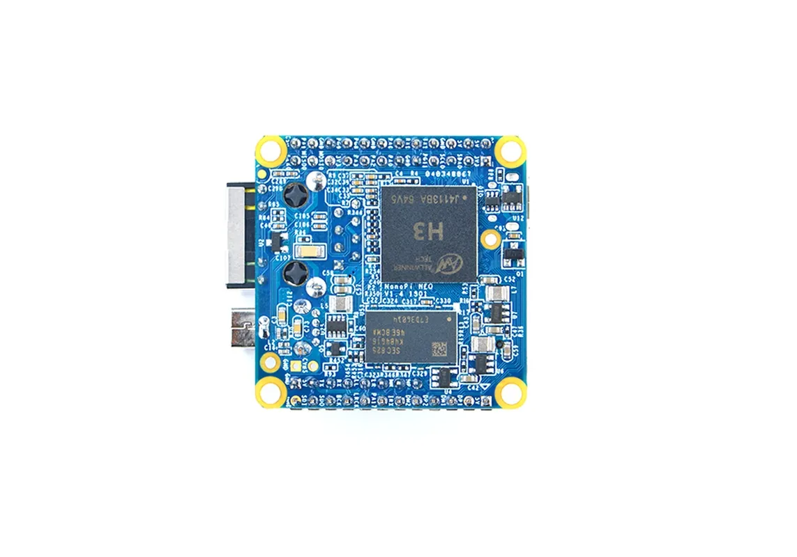 FriendlyELEC NanoPi Neo LTS - 512MB QuadCore Allwinner H3 Quadcore A7 1,2ghz mit Stiftsockelleiste montiert – Bild 4