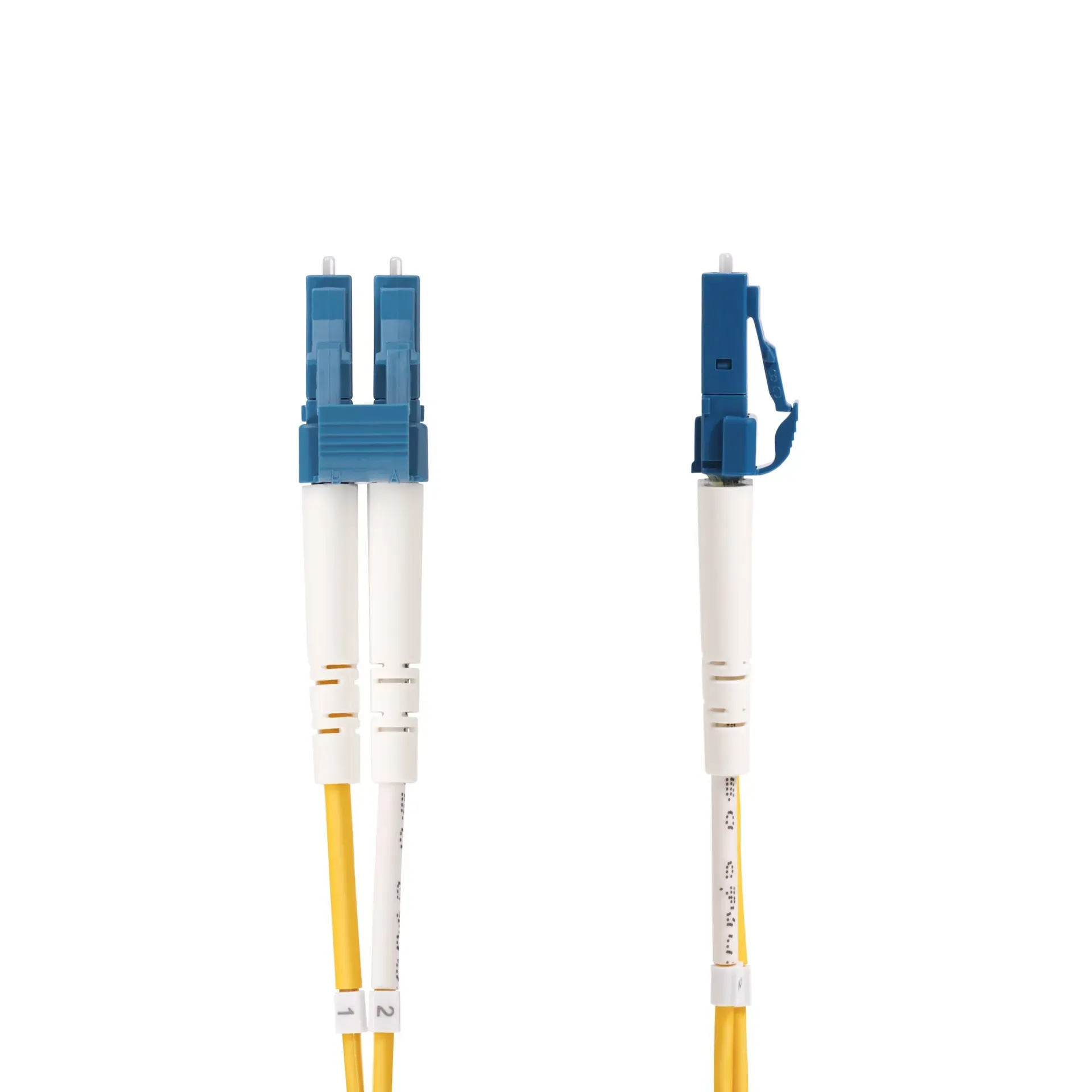 StarTech.com 2m OS2 LWL Patchkabel LC zu SC (UPC) Singlemode Duplex, 9/125µm, 100G, Biegeunempfindlich, Low Insertion Loss, LSZH Glasfaserkabel LC auf SC – Bild 3