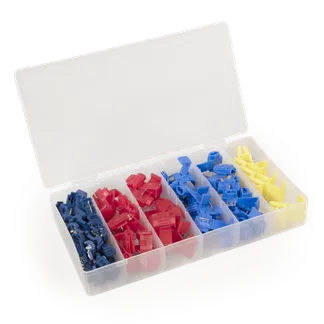 Abzweigverbinder McPower “AV-65“ 65-teilig, lötfreie Verbindungsklemmen Abzweigverbinder McPower “AV-65“ 65-teilig, lötfreie Verbindungsklemmen