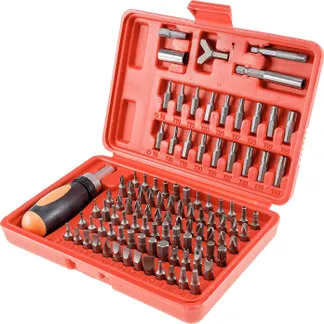 Bitsatz „Multi Box 101“ 100 Bits und Ratschen-Schraubendreher Bitsatz „Multi Box 101“ 100 Bits und Ratschen-Schraubendreher