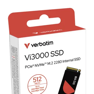 Verbatim Vi3000 512 GB M.2 PCI Express 3.0 NVMe Verbatim Vi3000 512 GB M.2 PCI Express 3.0 NVMe