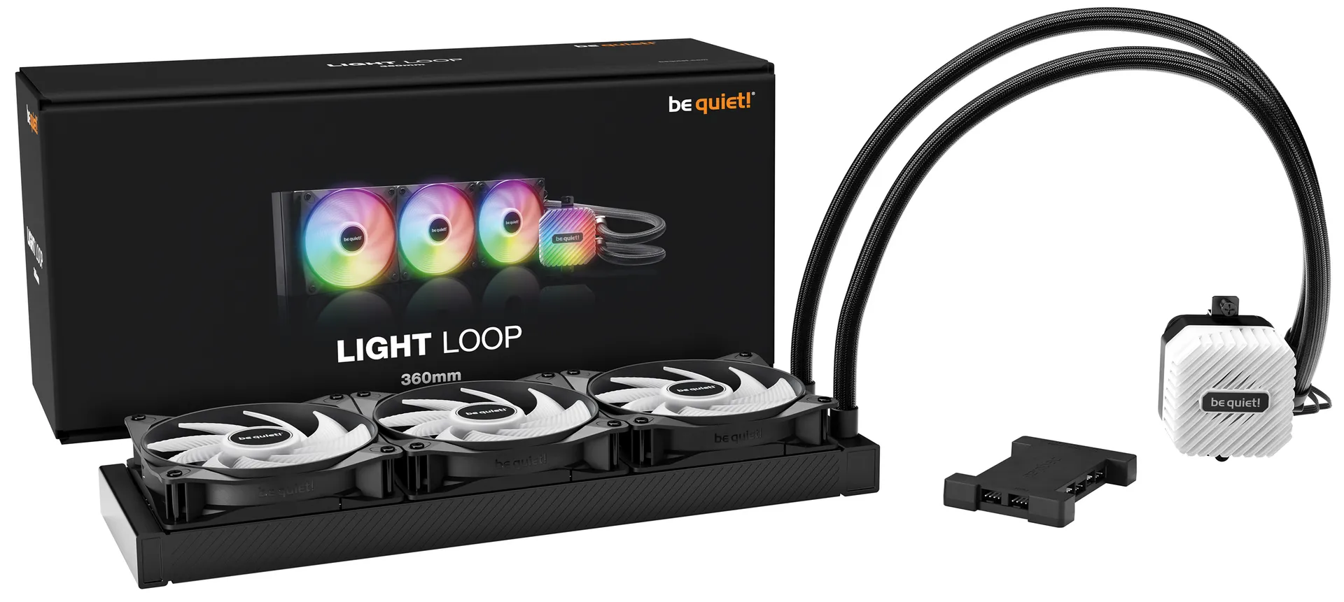be quiet! LIGHT LOOP 360mm Black Prozessor All-in-One-Flüssigkeitskühler 12 cm Schwarz 1 Stück(e) – Bild 4
