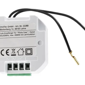 Funk Starter-Set No.3 „Pilota Casa“ Wandschalter + UP Empfänger WS Funk Starter-Set No.3 „Pilota Casa“ Wandschalter + UP Empfänger WS