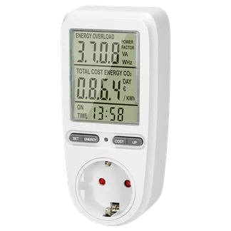 Energiekosten-Messgerät mit LCD-Display, max. 3.680W Energiekosten-Messgerät mit LCD-Display, max. 3.680W
