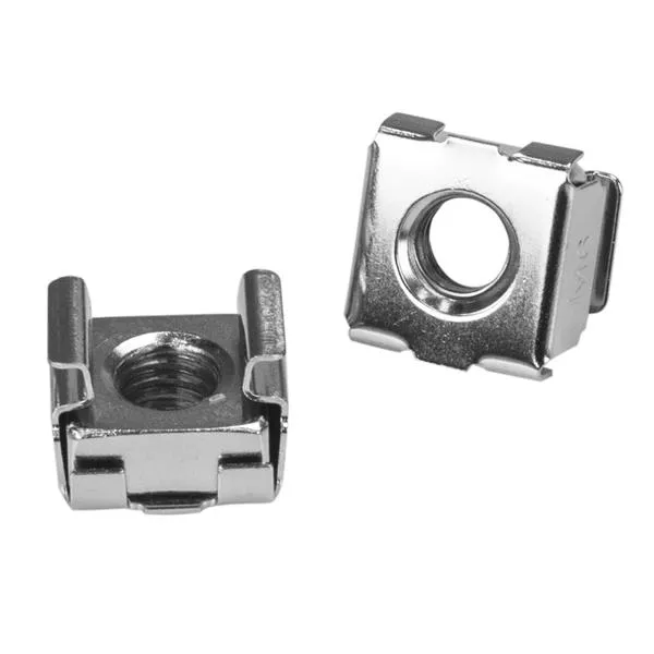 StarTech.com 100er-Pack M6 12mm Schrauben, Käfigmuttern und Werkzeug für 19 und 10 Zoll Serverracks, Netzwerkschränke und Gehäuse, Silber, TAA – Bild 3
