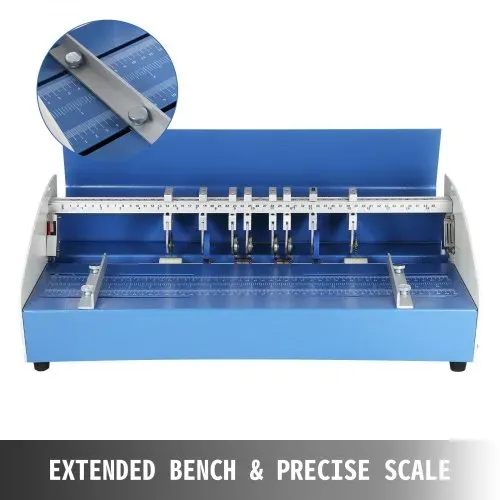 VEVOR Rillmaschine 520 mm, Elektrische Nutmaschine 540 mm x 370 mm x 230 mm, Creasing Maschine 220 V, Bürobedarf und Schreibwaren mit Rundpresstechnik, Falzmaschine für Dateien, Karten, A4-Papiere – Bild 4