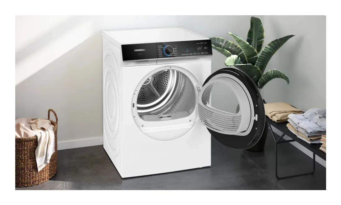 Siemens WR47B2C40 Wäschetrockner Freistehend Frontlader 9 kg Weiß – Bild 3