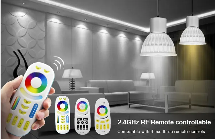 MiBoxer FUT104 LED Retrofit GX5,3 4W RGB-WW (RGB-CCT) Lampe mit Funk und WLAN – Bild 4
