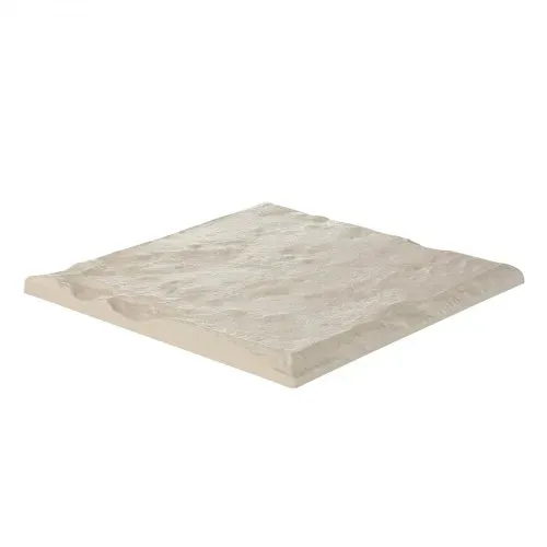VEVOR Trittsteine Garten, 8 Stk., 395x395 mm, dekorative Gehwegplatte mit Pfählen, Kunststoff-Wegepflaster, Steinplatte aus Kunststoffharz PC, Steinoptik für Rasen, Terrassenlandschaft, Beige – Bild 8