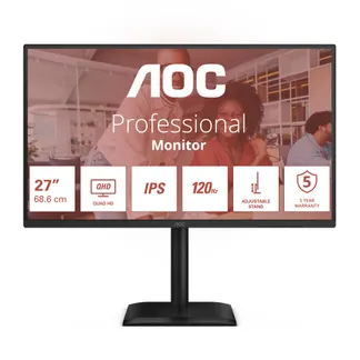 AOC E4 Q27E4U Computerbildschirm 68,6 cm (27″) 2560 x 1440 Pixel Quad HD LED Schwarz AOC E4 Q27E4U Computerbildschirm 68,6 cm (27″) 2560 x 1440 Pixel Quad HD LED Schwarz