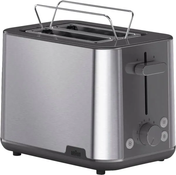 Braun HT 1510 GY 6 2 Scheibe(n) 900 W Grau, Edelstahl Braun HT 1510 GY 6 2 Scheibe(n) 900 W Grau, Edelstahl