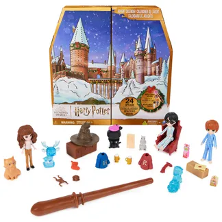 Wizarding World Harry Potter Magical Minis Adventskalender 2023 mit Mini-Zauberstab, 3 Spielfiguren und weiteren Überraschungen Wizarding World Harry Potter Magical Minis Adventskalender 2023 mit Mini-Zauberstab, 3 Spielfiguren und weiteren Überraschungen