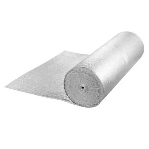 VEVOR Doppelt reflektierende Isolierrolle, Strahlungsbarriere mit Schaumstoffkern, 3,2 mm, 48 Zoll x 100 Fuß, doppelseitiges wärmereflektierendes Schild aus Aluminiumfolie und EPE-Schaum, Wärmedämmrolle für Fenster und Wohnmobildächer – Bild 8