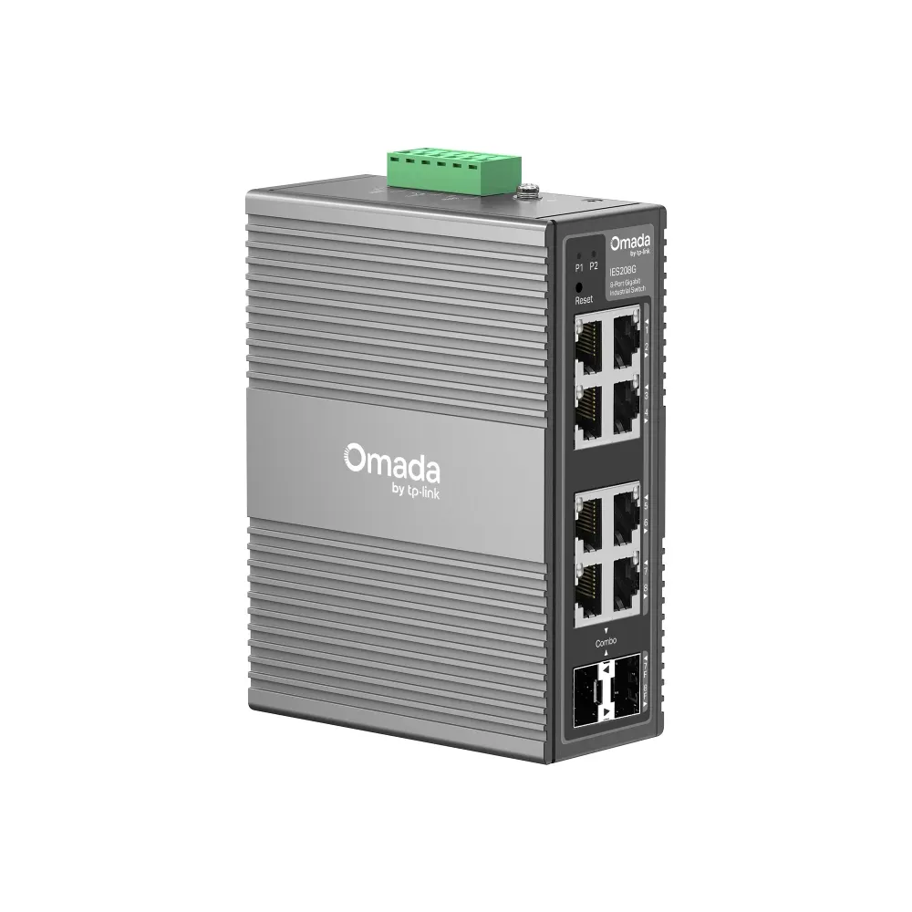 Omada by tp-link Switch Easy Managed Layer 2 8 Port • 6x 1 GbE • 2x SFP/RJ45 • Lüfterlos • Omada SDN • Modell: IES208G(UN) – Bild 3