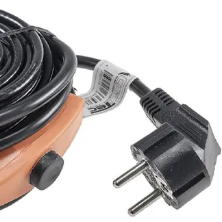 Heizkabel mit Temperaturfühler, 4m 64Watt, Frostschutz für Wasserleitungen Heizkabel mit Temperaturfühler, 4m 64Watt, Frostschutz für Wasserleitungen