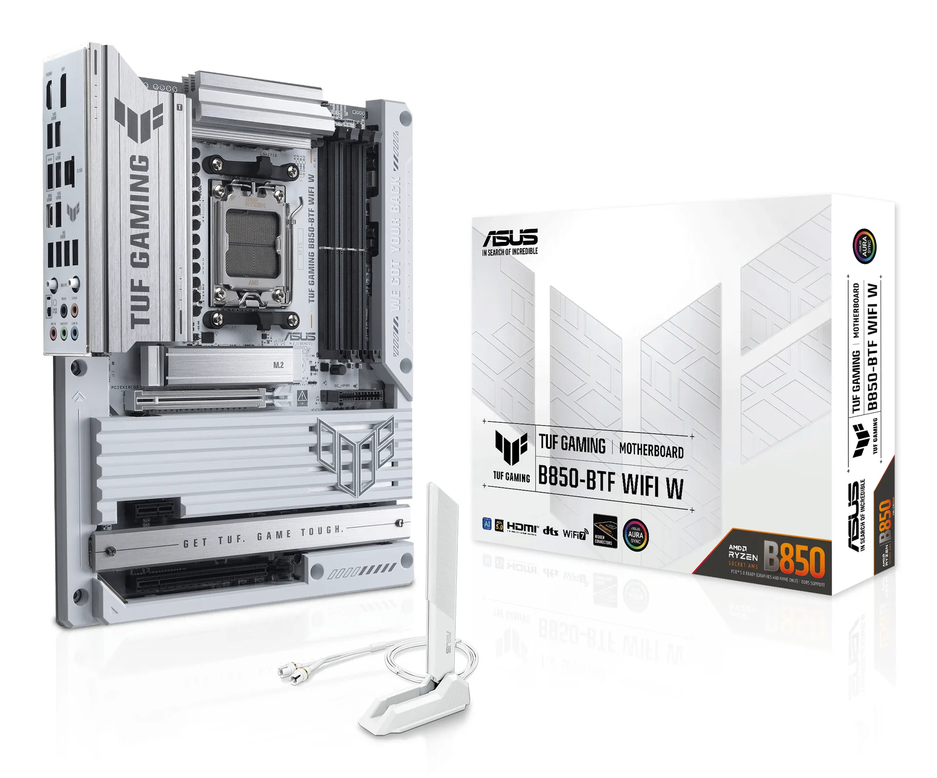 ASUS TUF GAMING B850-BTF WIFI W AMD B850 Sockel AM5 ATX ASUS TUF GAMING B850-BTF WIFI W AMD B850 Sockel AM5 ATX