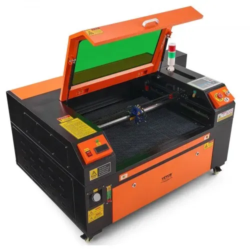 VEVOR 80W CO2-Lasergravierer, 500x700mm, 500mm/s Laserschneidmaschine mit 2-Wege-Pass-Air-Assist, kompatibel mit LightBurn, CorelDRAW, AutoCAD, Windows, Mac OS, Linux, für Holz, Acryl, Stoff – Bild 10