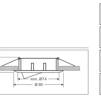 Synergy 21 LED Retrofit GU10 / GX5, 3 Deckeneinbausatz D09-silber Synergy 21 LED Retrofit GU10 / GX5, 3 Deckeneinbausatz D09-silber