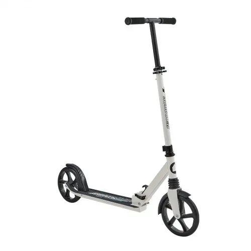 VEVOR Scooter (2 Räder) für Kinder ab 8 Jahren, Cityroller Kinderroller Straßenroller mit höhenverstellbarem Lenker & rutschfestem Deck, faltbarer Tretroller bis zu 100 kg, Schwarz + Weiß – Bild 10