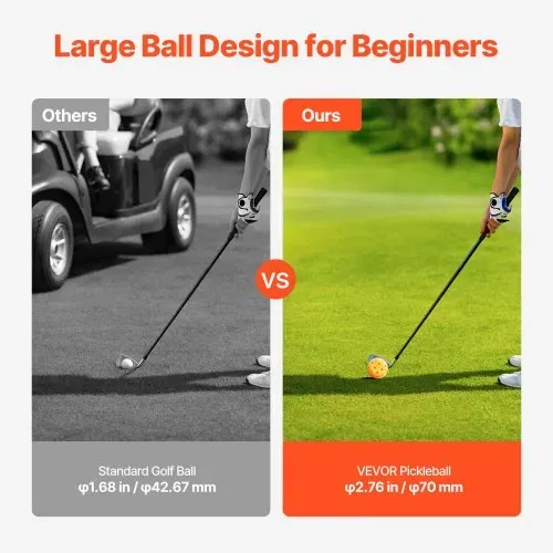 VEVOR Golfspiel Set, 3-Loch-Golfplatz, Übungsspiele für Golf im Eimer, Golf-Chipping-Spiel für den Außenbereich, tragbares Outdoor-Golfspiel für Rasen, Hof, Camping, Park, Strand – Bild 2
