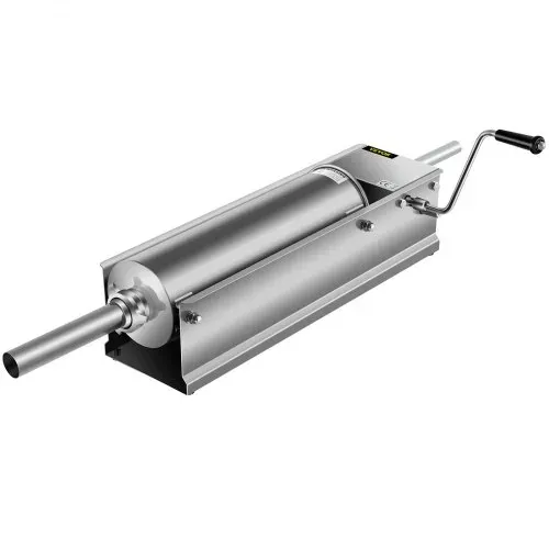VEVOR Wurstfüller 7L Fleischwölfe Wurstmaschine Wurstfüllmaschine Horizontal Edelstahl Wurstspritze – Bild 9