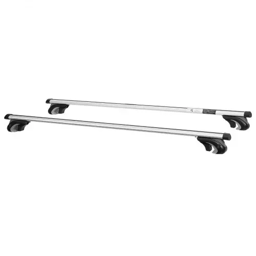 VEVOR 2 x Dachgepäckträger Dachquerträger mit 90 kg Tragkraft, Passend für Erhöhte Dachreling, 190–1230 mm Relingabstand, Abschließbare Querträger für Gepäck Kanus Transportkörbe, Dachträger – Bild 10