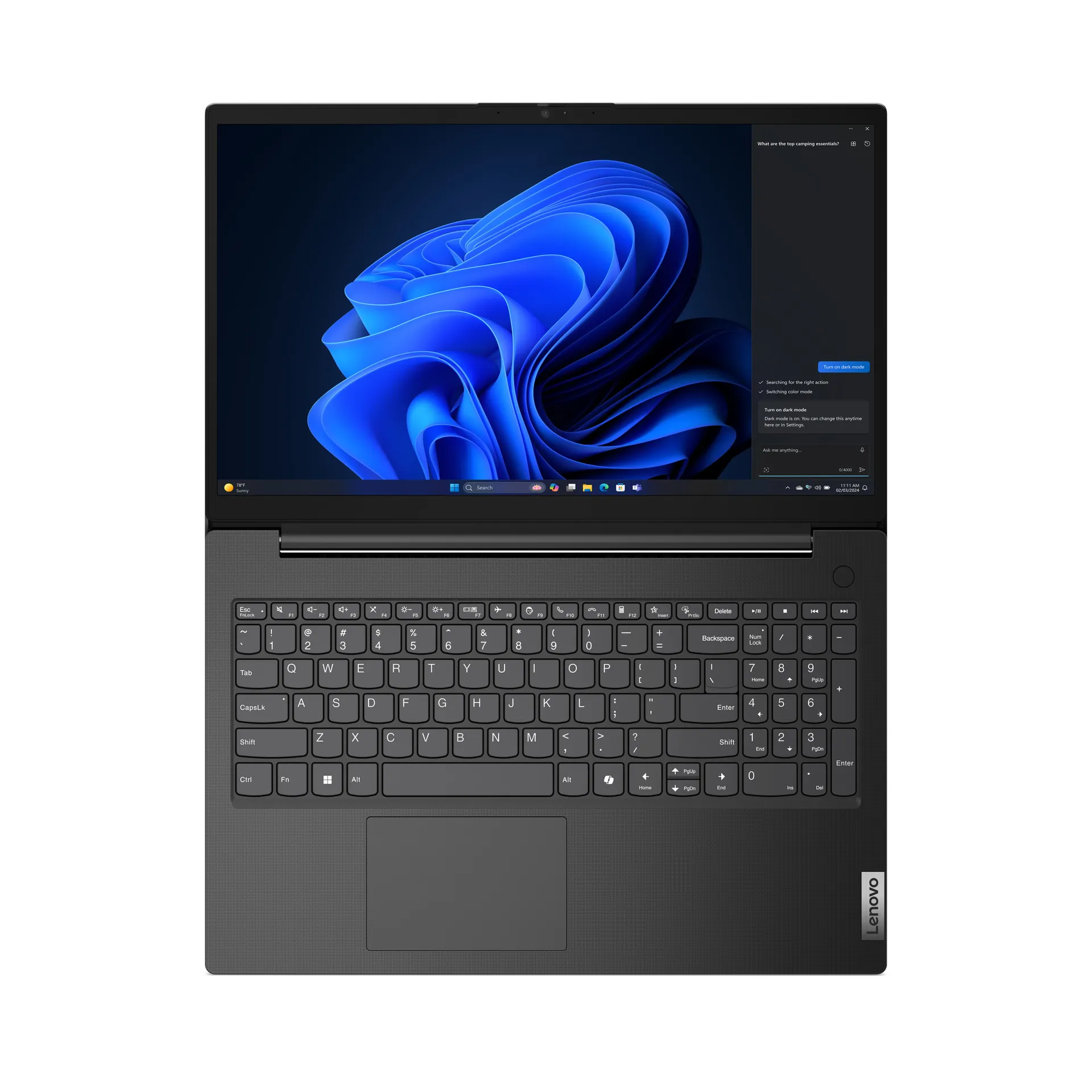 Lenovo V15 G5 IRL Intel® Core™ i5 i5-13420H Laptop 39,6 cm (15.6") Full HD 16 GB DDR5-SDRAM 512 GB SSD Wi-Fi 6 (802.11ax) Windows 11 Pro Deutsch Schwarz – Bild 7