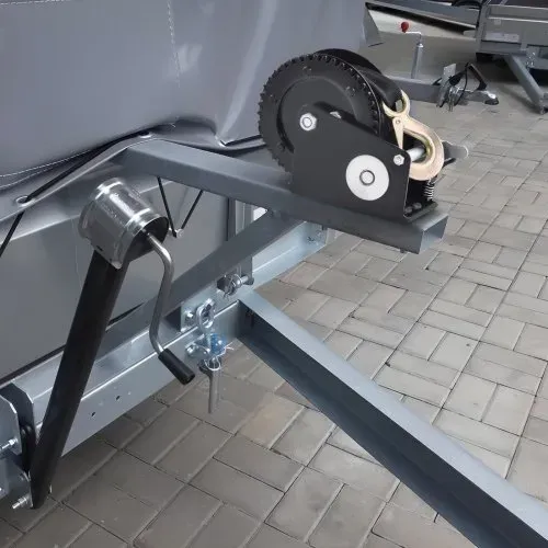 VEVOR Seilwinde 907,1kg Handseilwinde 208x105x151mm Bootswinde 2-Wege-Ratsche/1-Gang Handwinde mit ca. 7m Polyesterband Gurtwinde mit ergonomischen Griff Handseilzug Winde für Fahrzeuge und Boote – Bild 7