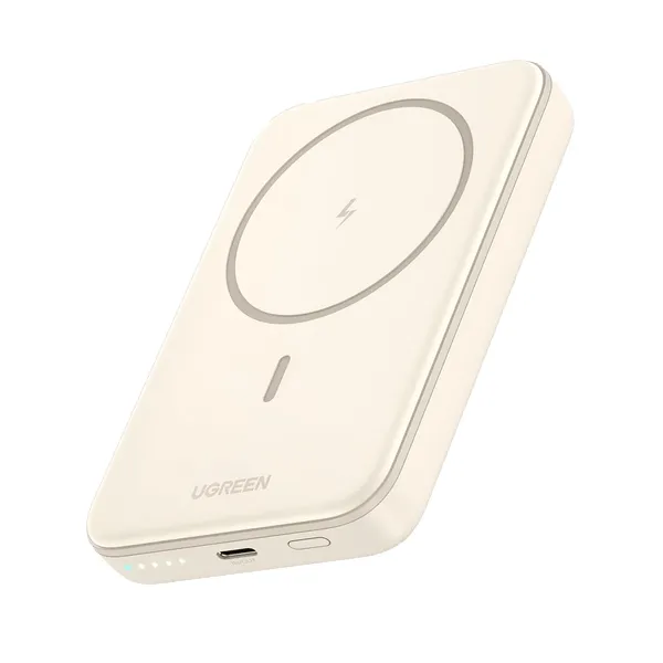 Ugreen 25208 Powerbank 10000 mAh Kabelloses Aufladen Beige Ugreen 25208 Powerbank 10000 mAh Kabelloses Aufladen Beige