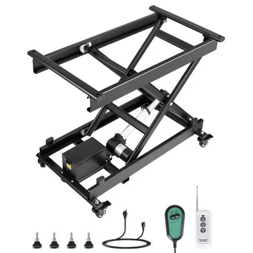 VEVOR Elektrischer Hubtisch 76×44 cm, 150 kg Tragkraft, Scherenhubtisch, 200 bis 710 mm höhenverstellbare Hebebühne, Couchtischlift mit 4 Rädern, für Materialhandhabung und Transport, Schwarz VEVOR Elektrischer Hubtisch 76×44 cm, 150 kg Tragkraft, Scherenhubtisch, 200 bis 710 mm höhenverstellbare Hebebühne, Couchtischlift mit 4 Rädern, für Materialhandhabung und Transport, Schwarz