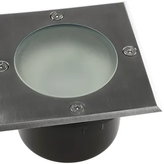 Bodenleuchte „BEL GX53 Q“, 4eckig 12x12x7cm, IP65, GX53 Fassung Bodenleuchte „BEL GX53 Q“, 4eckig 12x12x7cm, IP65, GX53 Fassung