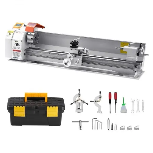 VEVOR Metalldrehmaschine 220x600mm 1100W – Kraftvolle Mini-Drehmaschine Für Metallbearbeitung
