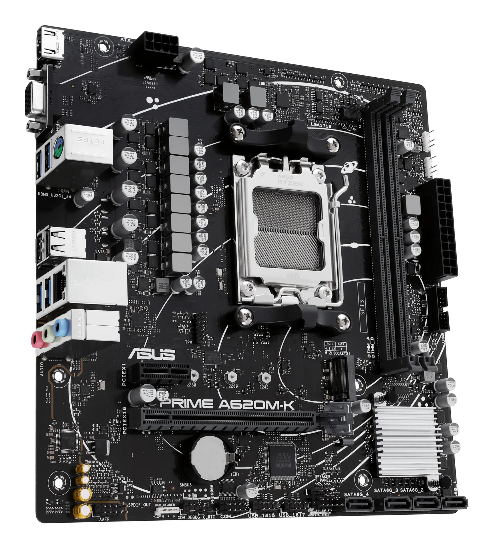 ASUS PRIME A620M-K AMD A620 Sockel AM5 micro ATX – Bild 4