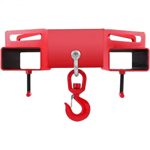 VEVOR 3T Haken Gabelstapler Haken Doppelte Gabel Design, 3000 kg Gabelstapler-Hebehaken Kohlenstoffstahl, 530 x 530 x 170 mm Gabelstapler Hebezeug Schwenkhaken Mobilkran Gabelstapler Anbaugeräte – Bild 8