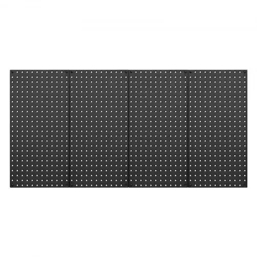 VEVOR Werkzeugwand, 61 x 30 cm, 4er-Set, robuster Stecktafel-Wand-Organizer mit Zubehör, für Wohnzimmer, Garage, Werkzeugaufbewahrung, Büroorganisation, Bastelraum, Küche, Zuhause, schwarz – Bild 10