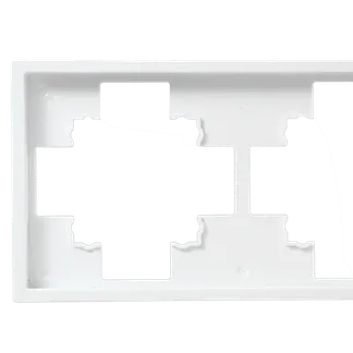 Rahmen McPower “Shallow“ 4-fach, weiß Rahmen McPower “Shallow“ 4-fach, weiß