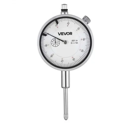 VEVOR Messuhr Imperial, 0,001 Zoll/0,03 mm Genauigkeit, 0–1 Zoll/0–25,4 mm Messbereich, gut lesbares großes Zifferblatt, professionell für Innendurchmessermessung, Rundlauferkennung, Ebenheitsprüfung – Bild 10