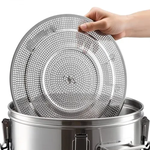 VEVOR elektrisches Bierbraugerät Bierbrauanlage Braukessel 30 L Hausgebrauch, Gehäuse aus Edelstahl 304, Maischekochgerät mit integriertem Innenfass & verstärktem Griff & Wasserhahn, Brausystem – Bild 10