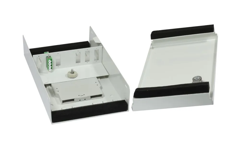 LWL-Wandverteiler Mini(Aufputz), für LC/SC, B150/H265/T55mm, ohne Kupplungen/Spleißkassette, weiss, Synergy 21, – Bild 7