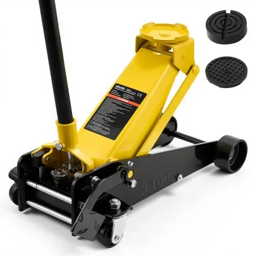 VEVOR Hydraulischer Rangierwagenheber 3 t Tragkraft, Flacher Wagenheber aus Stahl mit Einkolben-Schnellhubpumpe & Fußpedal, Autoheber für SUVs Pickups, 13 bis 50 cmHubbereich, Rennwagenheber VEVOR Hydraulischer Rangierwagenheber 3 t Tragkraft, Flacher Wagenheber aus Stahl mit Einkolben-Schnellhubpumpe & Fußpedal, Autoheber für SUVs Pickups, 13 bis 50 cmHubbereich, Rennwagenheber