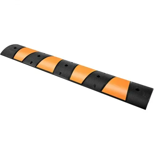 VEVOR Kabelschutzrampe Kabelbrücke Überfahrschutz Rampe mit 2 Kanälen 185x31x5,5cm bis 9980kg – Bild 9