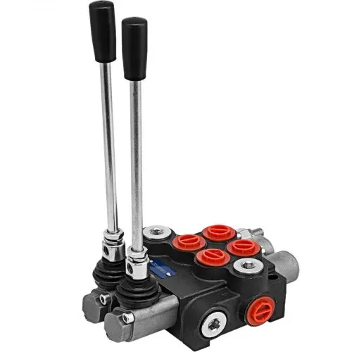 VEVOR 2 Spool Hydraulikventil Handhebelventil, 11GPM directional control valve adjustable, 6,3 kg Hydraulische Venti valve adjustable VEVOR 2 Spool Hydraulikventil Handhebelventil, 11GPM directional control valve adjustable, 6,3 kg Hydraulische Venti valve adjustable
