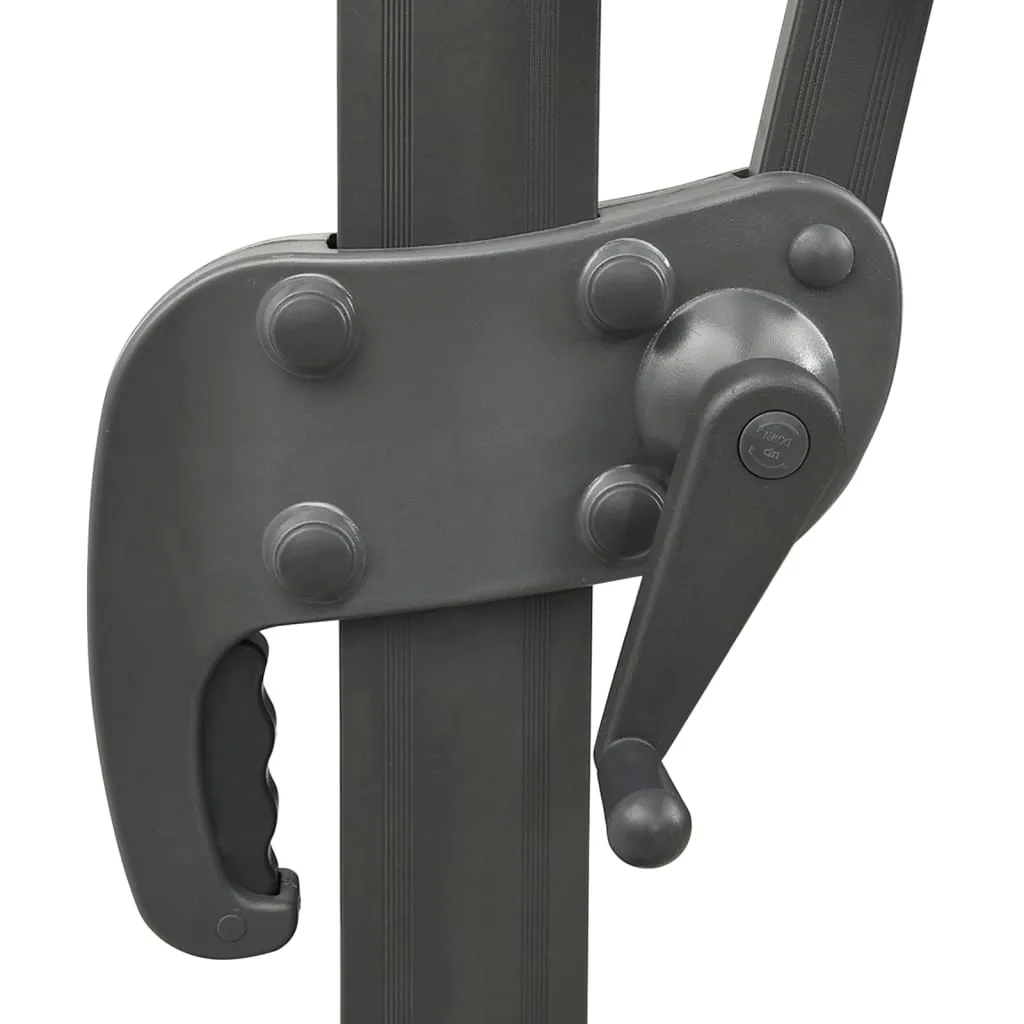 vidaXL Ampelschirm mit Doppeldach Bordeauxrot 400 x 300 cm – Bild 6