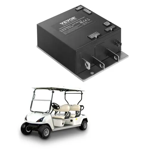 VEVOR Geschwindigkeitsregler Golfwagen, 36 V, 350 A, Ersatz für Gleichstrommotor-Steuerung für EZGO TXT Golfwagen 2000–2009, Schutzart IP65, Gehäuse aus Alu ABS, kompatibel mit Modellen 1206MX-4301 VEVOR Geschwindigkeitsregler Golfwagen, 36 V, 350 A, Ersatz für Gleichstrommotor-Steuerung für EZGO TXT Golfwagen 2000–2009, Schutzart IP65, Gehäuse aus Alu ABS, kompatibel mit Modellen 1206MX-4301