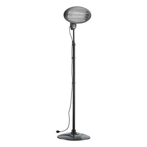 VEVOR Infrarot Heizstrahler 2000W 2-in-1 Infrarotstrahler mit Zugschalter, Infrarotheizung für Garten Terrasse Balkon, 3 Heizstufen, Kaltgewalzter Stahl, Mit Quarz-Heizelemente, Wand- & Standgerät – Bild 10