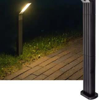 LED Solar Wegeleuchte „SWL-78“ IP44 63cm, Dämmerungssensor, 3000k warmweiß LED Solar Wegeleuchte „SWL-78“ IP44 63cm, Dämmerungssensor, 3000k warmweiß