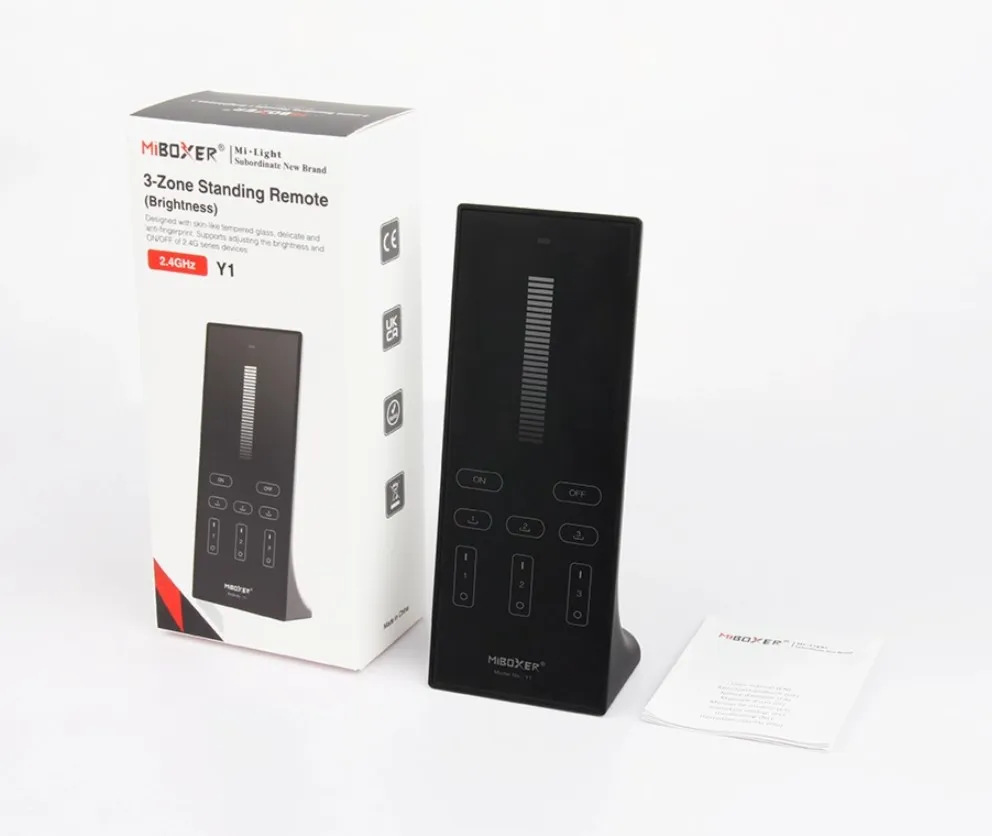 MiBoxer Y1-B LED Fernbedienung 2,4GHz single color 3 Zonen vertikal (b) LED Fernbedienung single color 4 Zonen – Bild 4