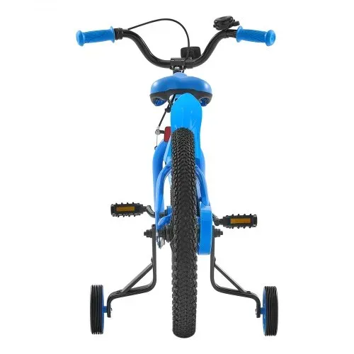 VEVOR Kinderfahrrad, 18 Zoll BMX-Stil-Fahrrad mit Stützrädern, empfohlene Kindergröße 110-140 cm, robust & einfach zu montieren, Kleinkinderfahrrad für Jungen & Mädchen zum Fahrradlernen, blau – Bild 9