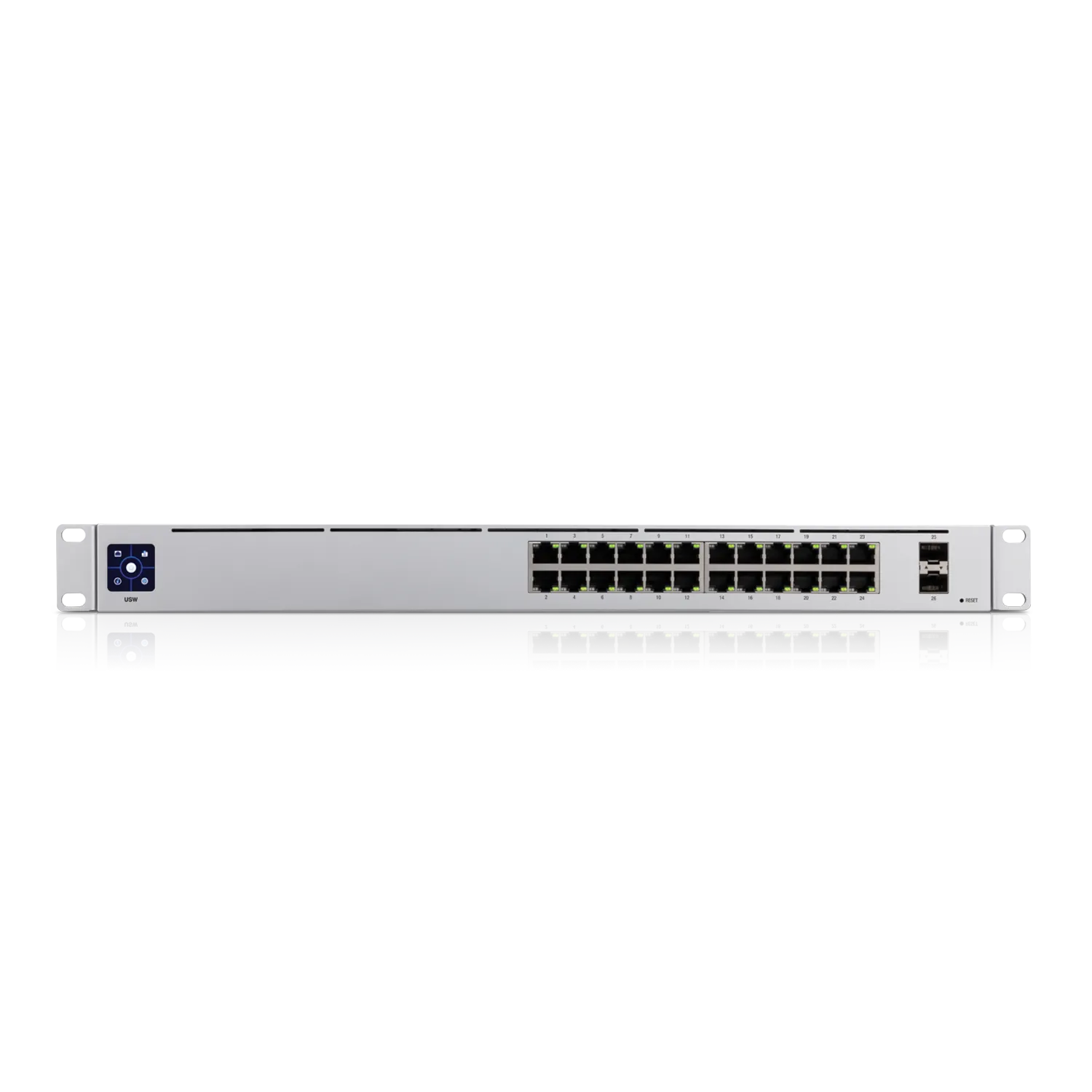 Ubiquiti Switch smart managed Layer2 26 Port • 24x GbE • 2x SFP • 19" • Lüfterlos • UniFi • USW-24 – Bild 4