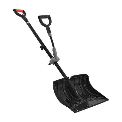 VEVOR Schneeschaufel, 455x320 mm Schneeräumer mit D-förmigen Griffen und Hilfsgriff, Schneeschippe, Schneeschüppe, leichtes Schneeräumwerkzeug für Garten, Auto, Camping im Freien – Bild 8